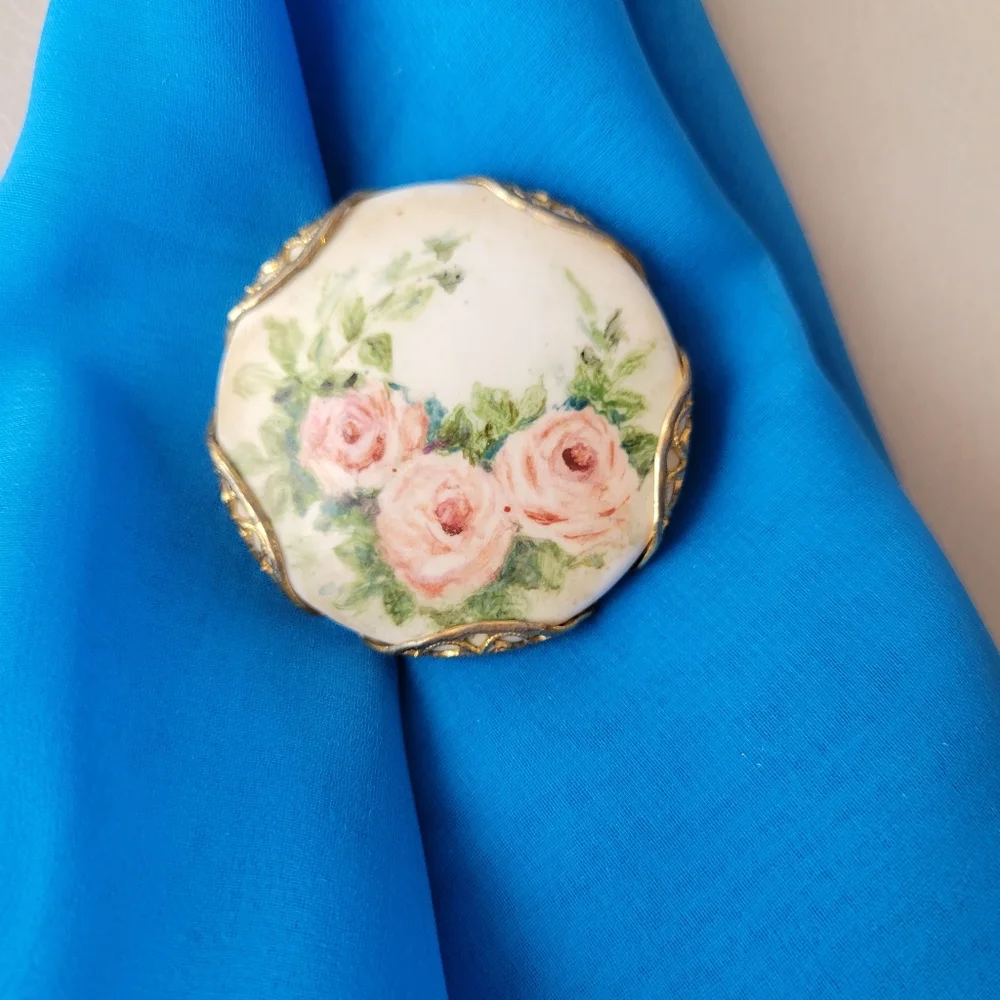 Vintage pretty painted